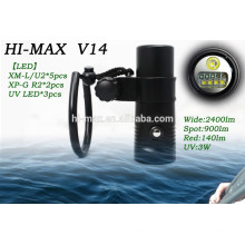 Speering Tauchen UV LED * 3pcs Video Handfackel Hi-Max V14